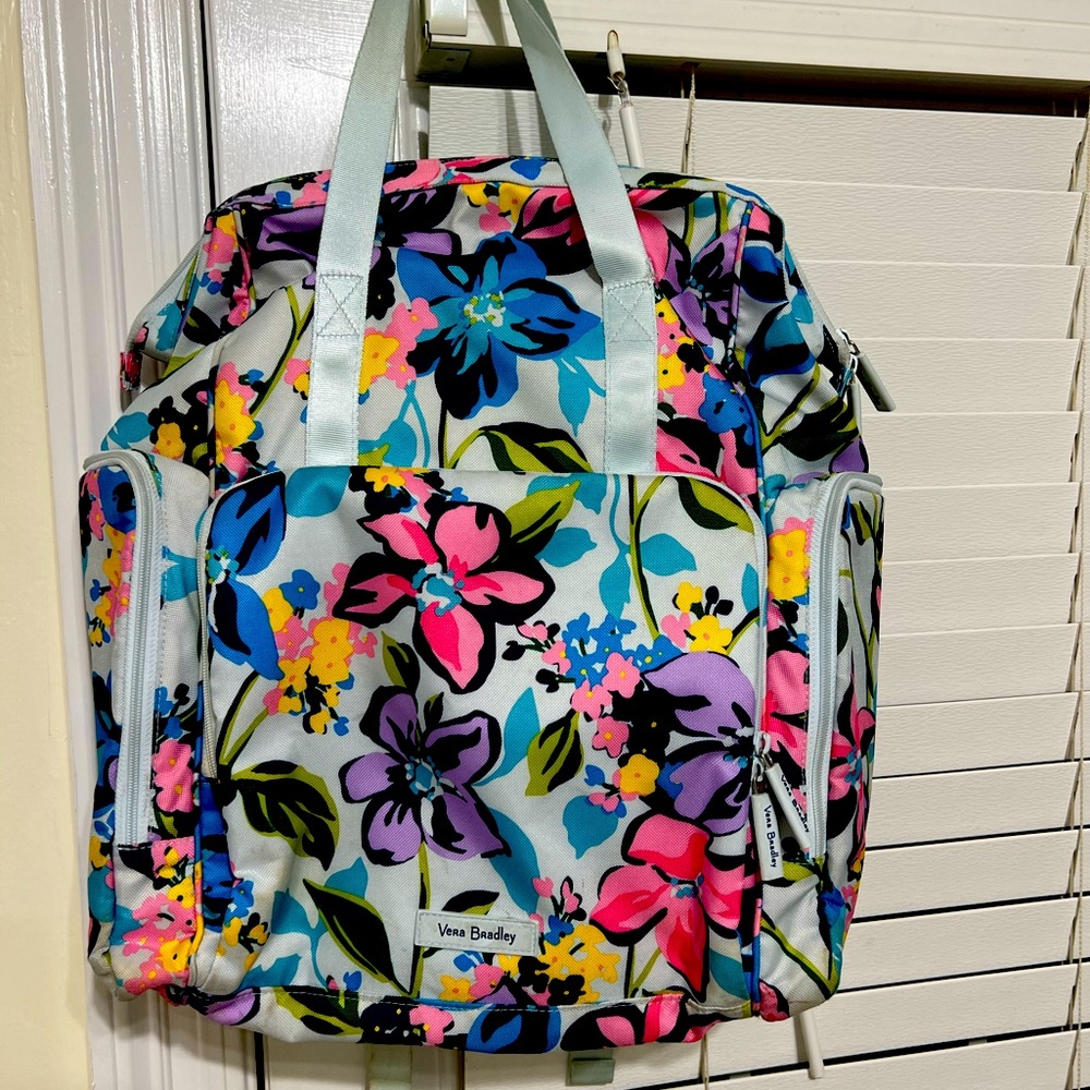 Vera Bradley Marien Floral Nurse / Diaper Bag